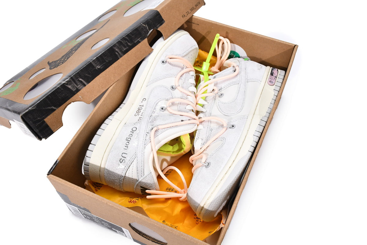 OFF WHITE X NIKE DUNK SB LOW THE 50 NO.12