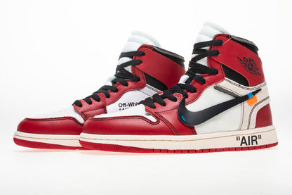 OFF WHITE X Air Jordan 1 Red