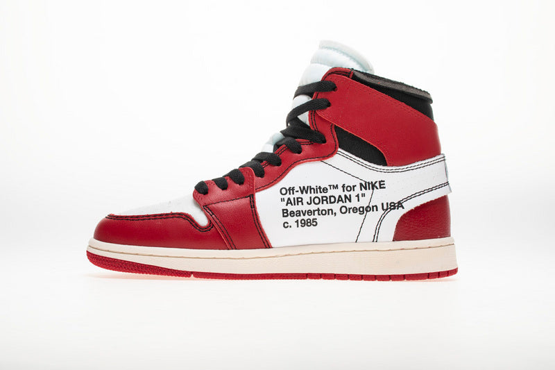 OFF WHITE X Air Jordan 1 Red