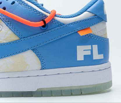 Nike Dunk Low Off-White Futura UNC