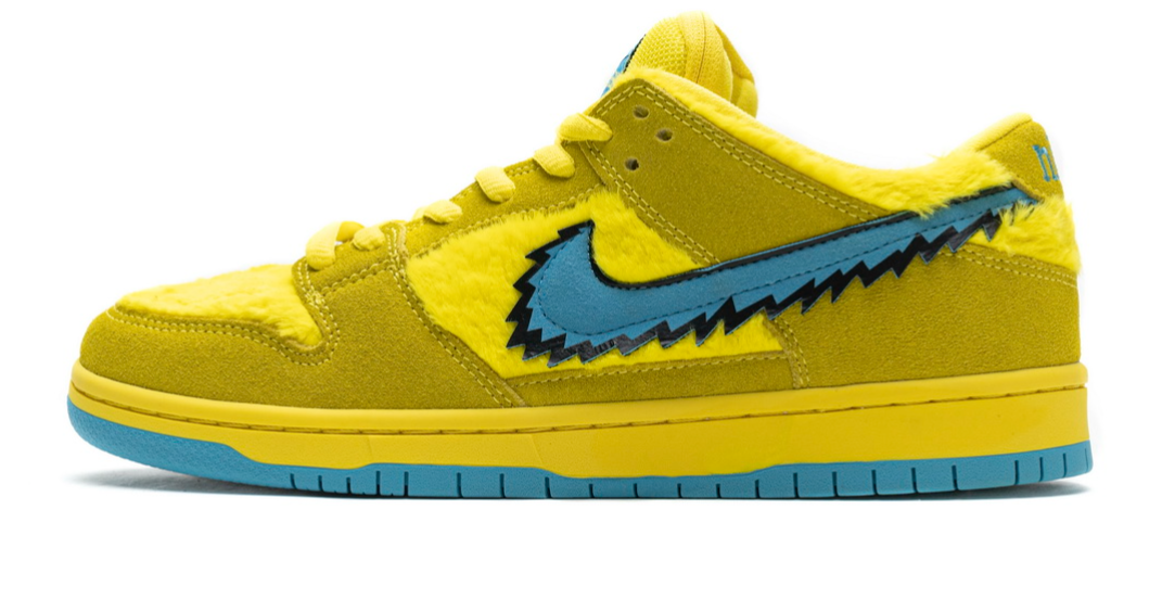 Nike SB Dunk Low Grateful Dead Bears Opti Yellow