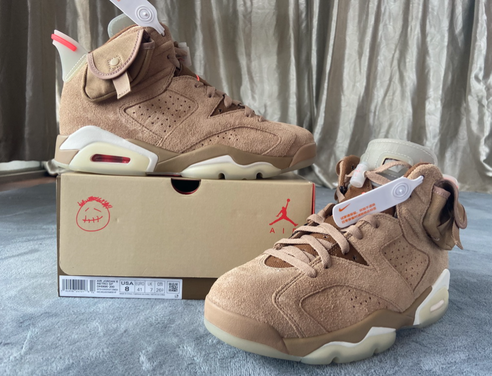 Jordan 6 Retro Travis Scott British Khaki