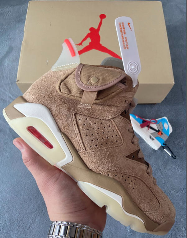 Jordan 6 Retro Travis Scott British Khaki