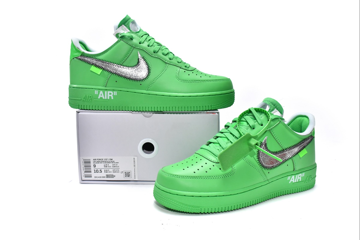 OFF White X Air Force 1 Low Green