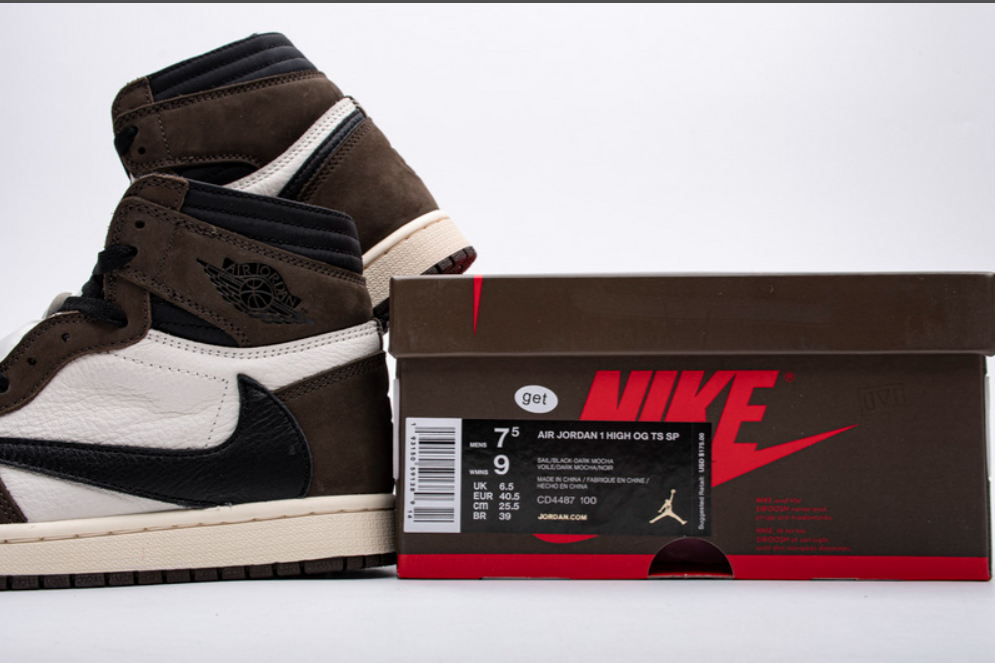 Jordan 1 Retro High OG SP Travis Scott Mocha