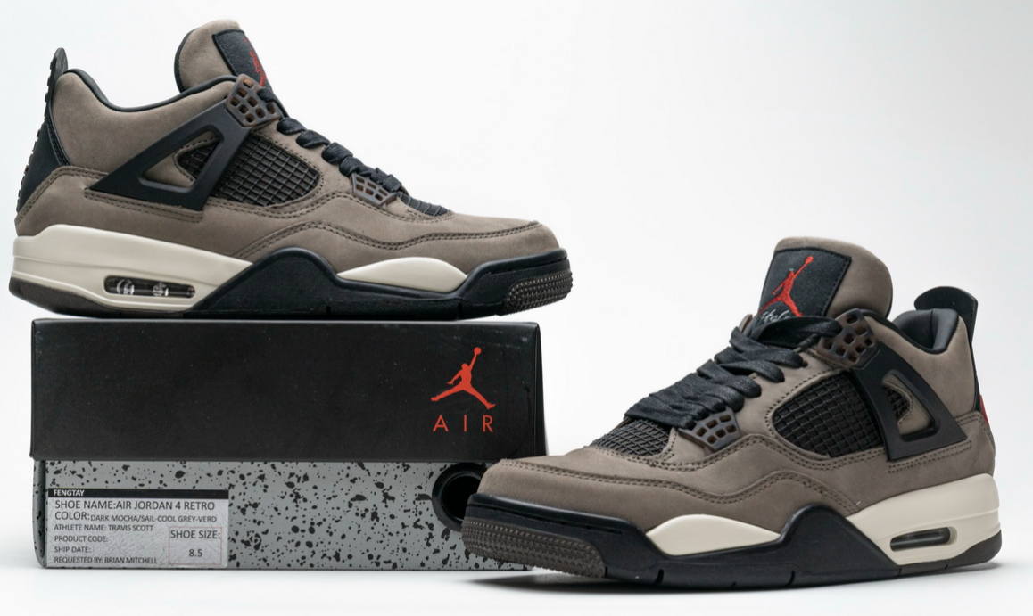 Jordan 4 Retro Travis Scott Olive