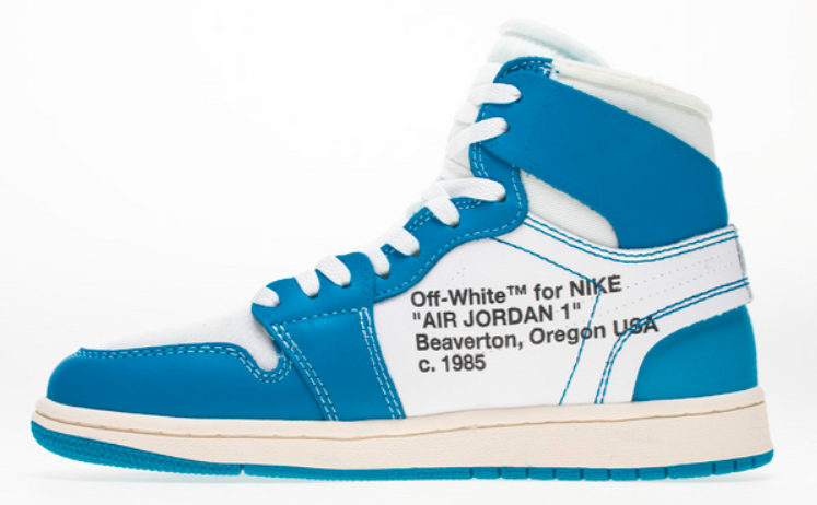 Jordan 1 Retro High Off-White University Blue