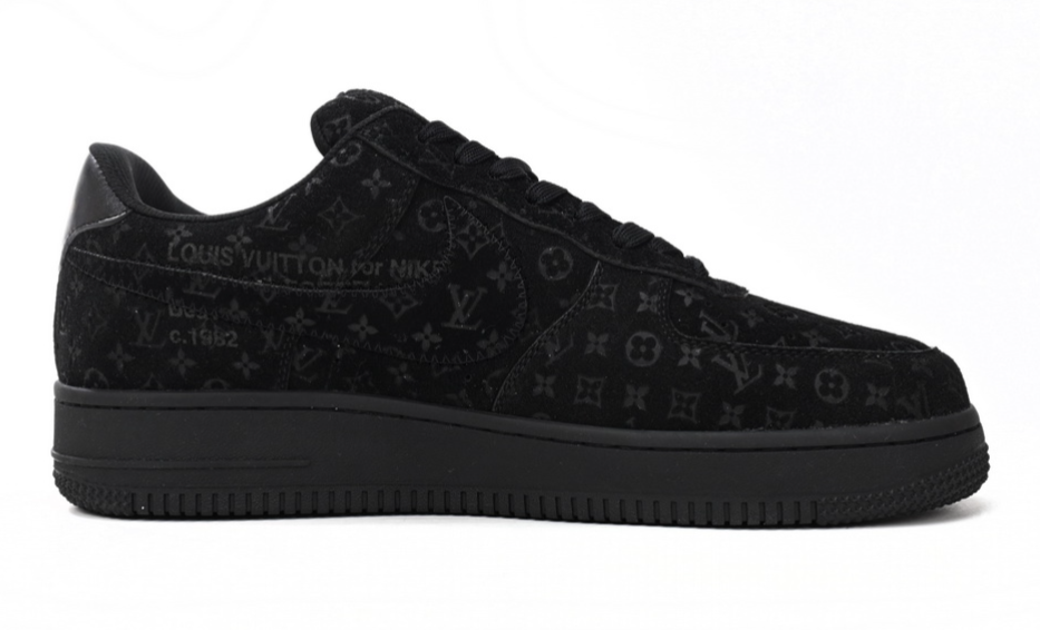 Louis Vuitton Nike Air Force 1 Low By Virgil Abloh Black