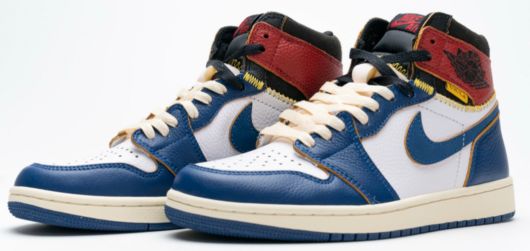 Jordan 1 Retro High Union Los Angeles Blue Toe