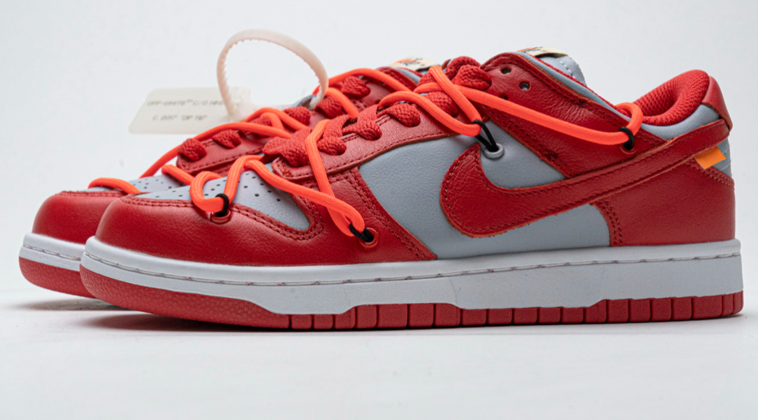 Nike Dunk Low Off-White University Red