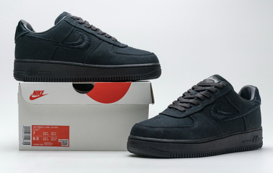 Stussy x Nike Air Force 1 Low Black