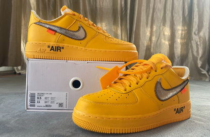 Nike Air Force 1 Low Off-White ICA University Gold