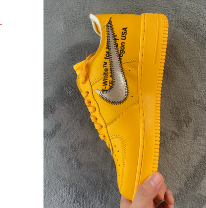 Nike Air Force 1 Low Off-White ICA University Gold