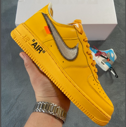 Nike Air Force 1 Low Off-White ICA University Gold