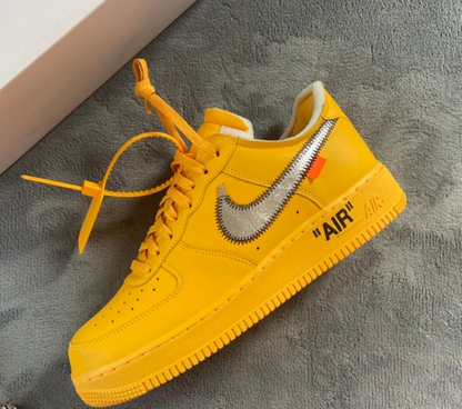 Nike Air Force 1 Low Off-White ICA University Gold