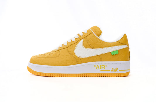 Louis Vuitton x Nike Air Force 1 Yellow