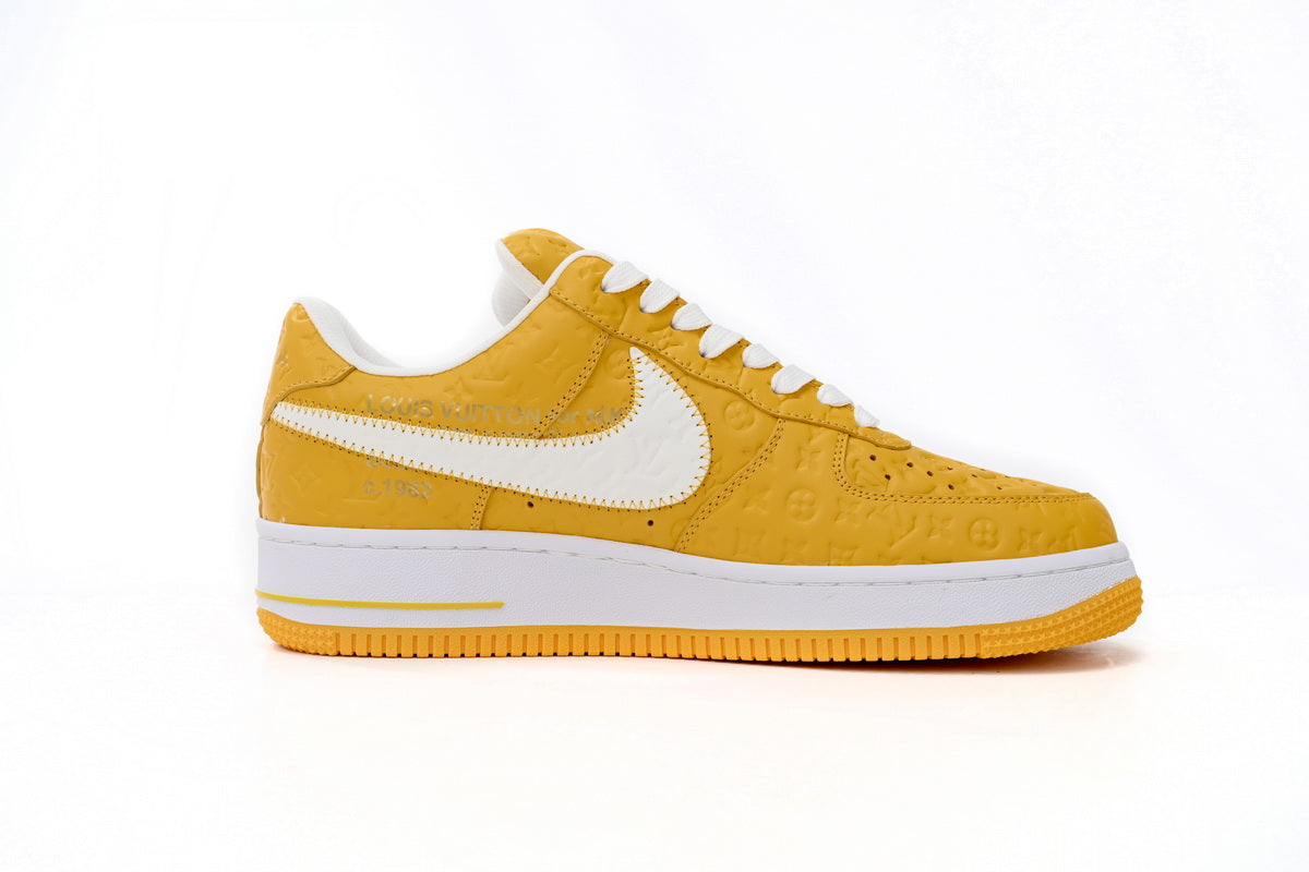 Louis Vuitton x Nike Air Force 1 Yellow