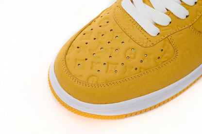 Louis Vuitton x Nike Air Force 1 Yellow