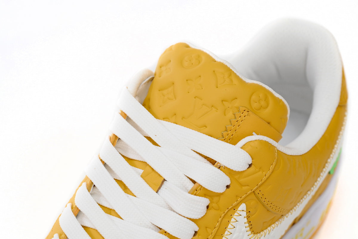 Louis Vuitton x Nike Air Force 1 Yellow