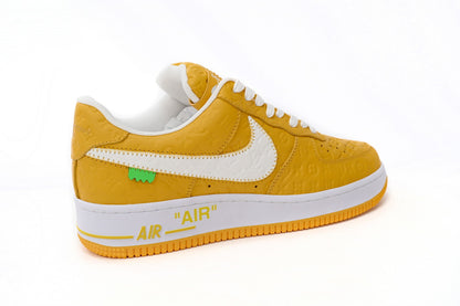 Louis Vuitton x Nike Air Force 1 Yellow