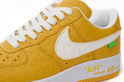 Louis Vuitton x Nike Air Force 1 Yellow